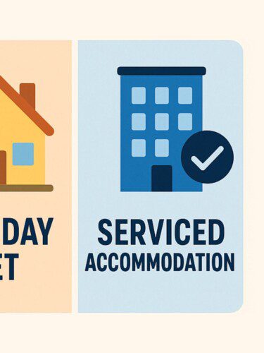 difference between airbnb holiday let serviced accommodation