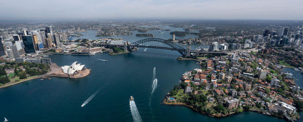 Sydney Harbour Aerial View